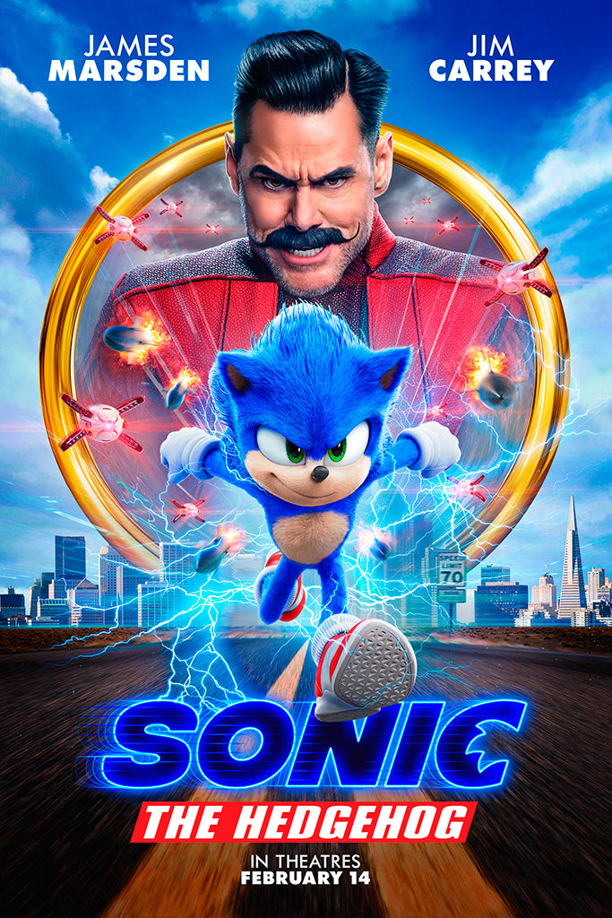 Sonic the Hedgehog movie poster